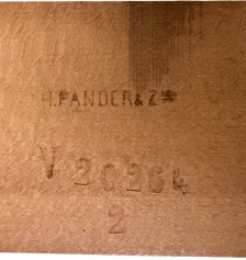 Hendrik Wouda Art Deco Modernist Extending Dining Room Table for Pander, 1924